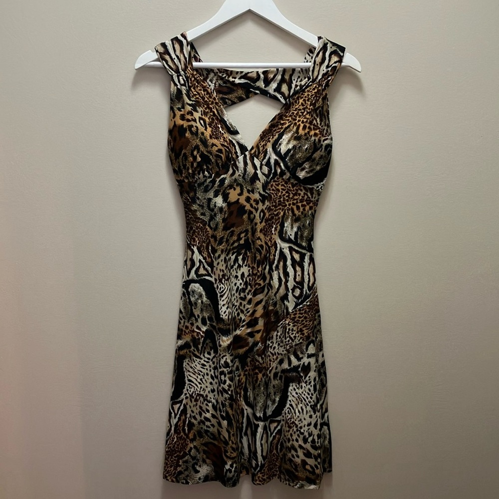 Ladies Animal Print Dress size medium